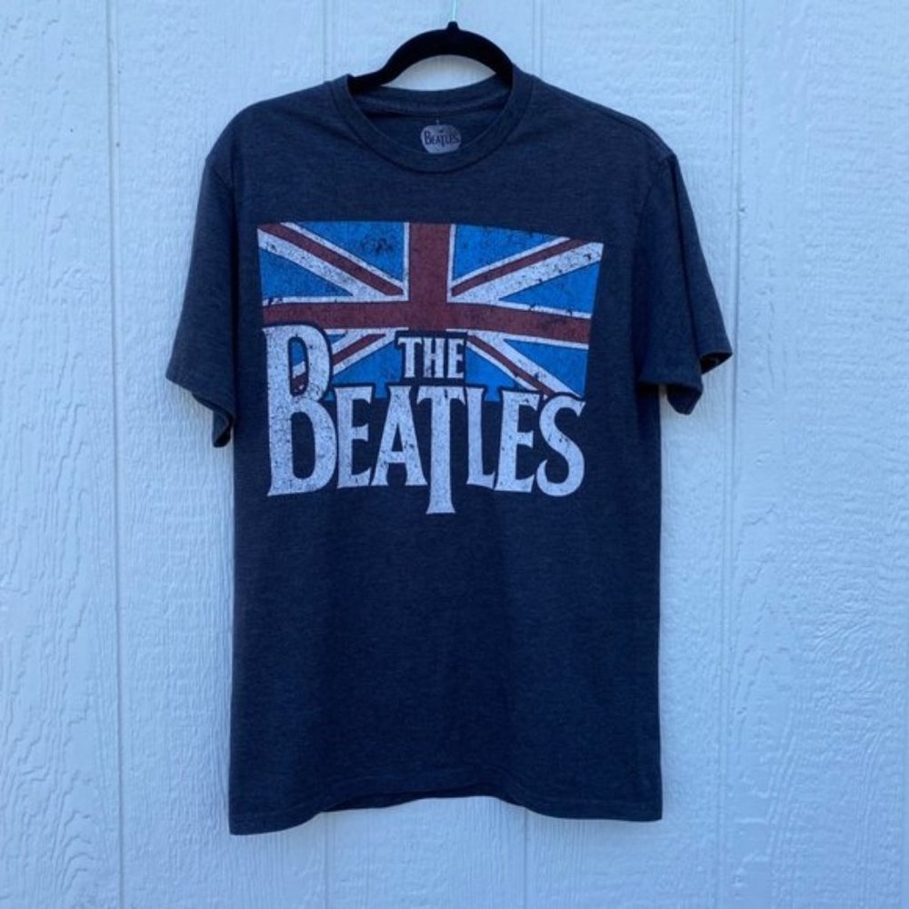 The Beatles Graphic T-Shirt Grey Size Medium